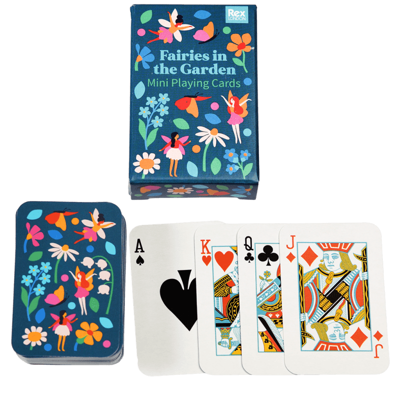 Rex London Mini Playing Cards - Fairies In The Garden