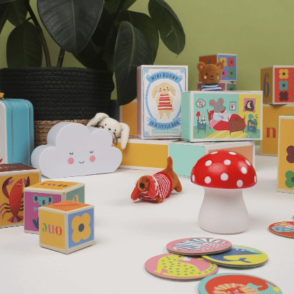 Rex London Mini Sausage Dog In A Little Box - Sausage Dog Soft Toy