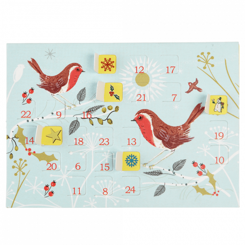 Rex London Miniature Advent Calendar Christmas Card - Winter Walk