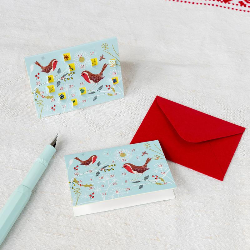 rex london Miniature advent calendar Christmas card - Winter Walk