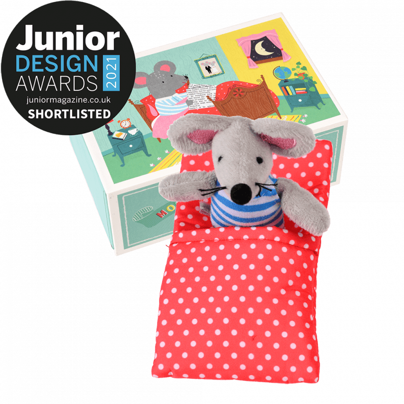 Rex London Mouse In A Little Box - Mouse In A House Soft Toy