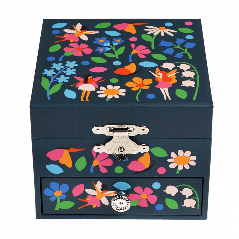 Rex London Musical Jewellery Box - Fairies In The Garden
