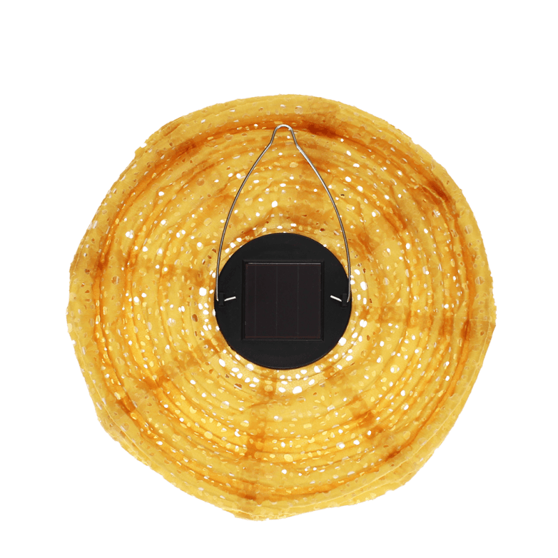 Rex London Outdoor Solar Pendant Lantern - Mustard Yellow