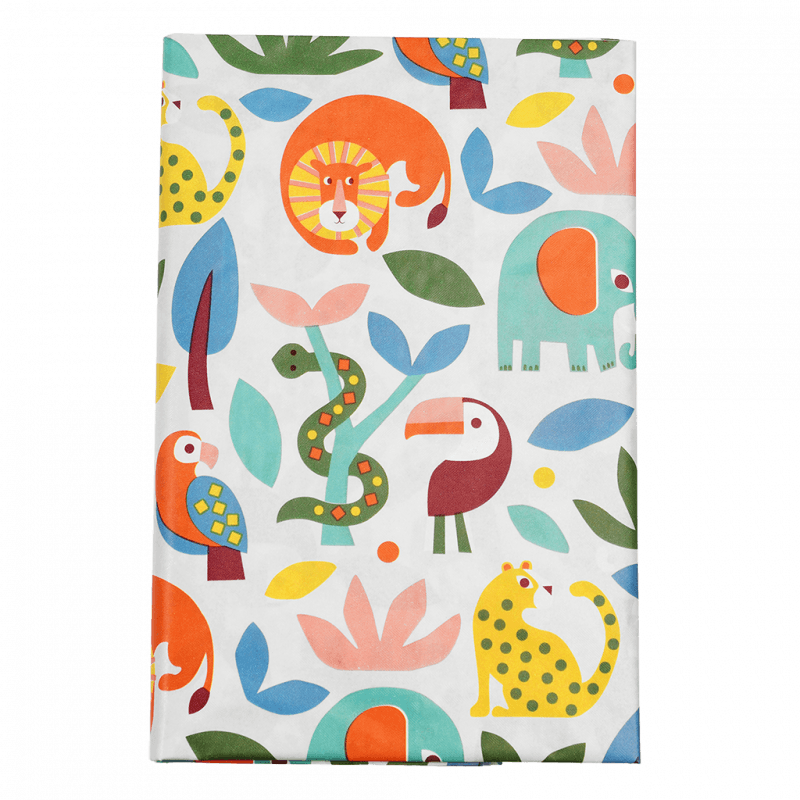 Rex London Paper Tablecloth (180 X 120cm) - Wild Wonders