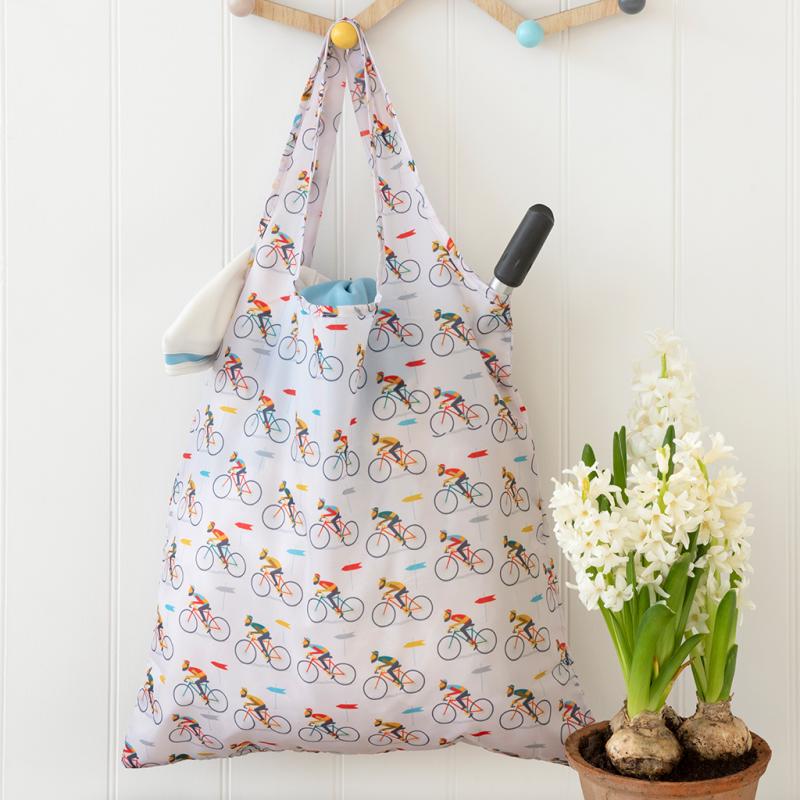 rex london Recycled foldaway shopper bag - Le Bicycle