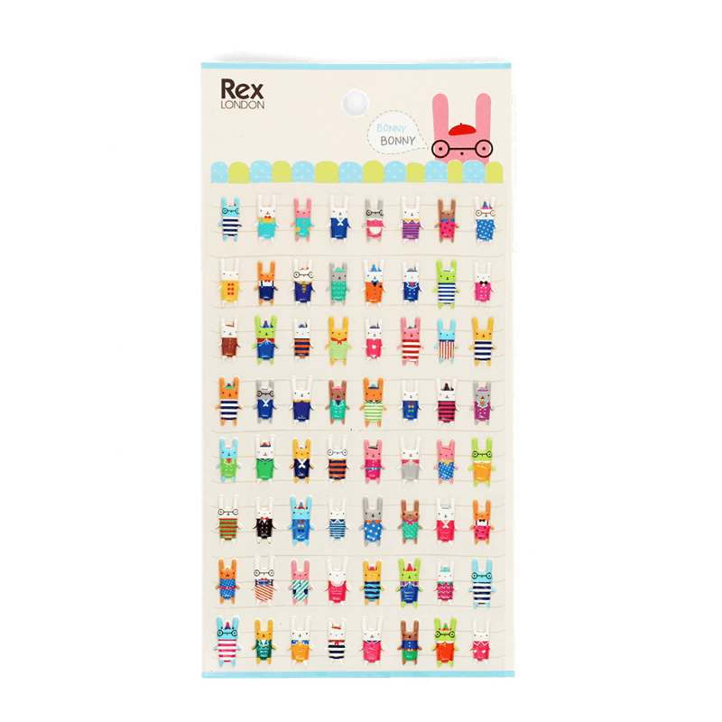 Rex London 3D Puffy Stickers - Bonny Bunny