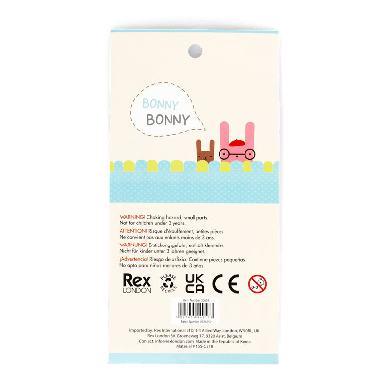 Rex London 3D Puffy Stickers - Bonny Bunny