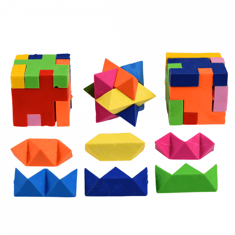 Rex London 3D Puzzle Erasers (set Of 4) - Wild Bear