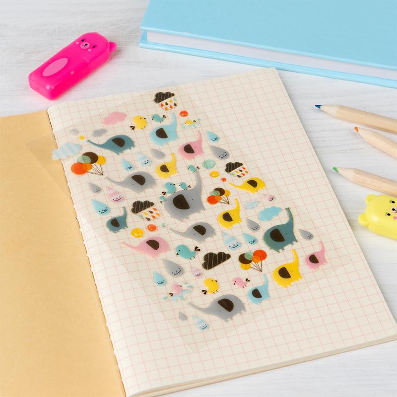 rex london 3D stickers - Elephant Rain Party