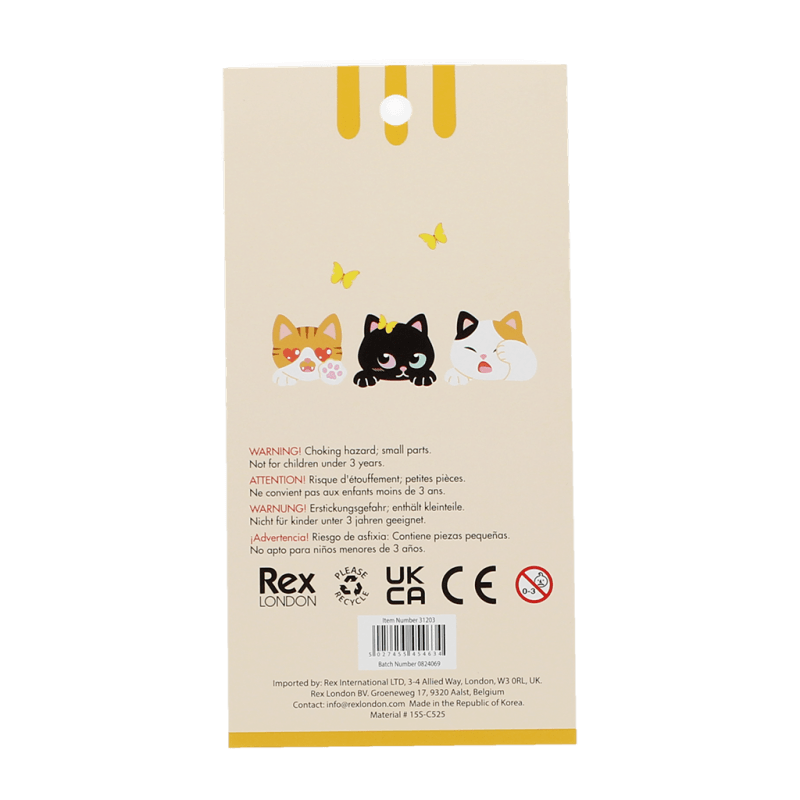 Rex London 3D Stickers - Quirky Cats