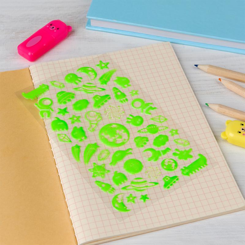 rex london 3D stickers - Space (glow in the dark)