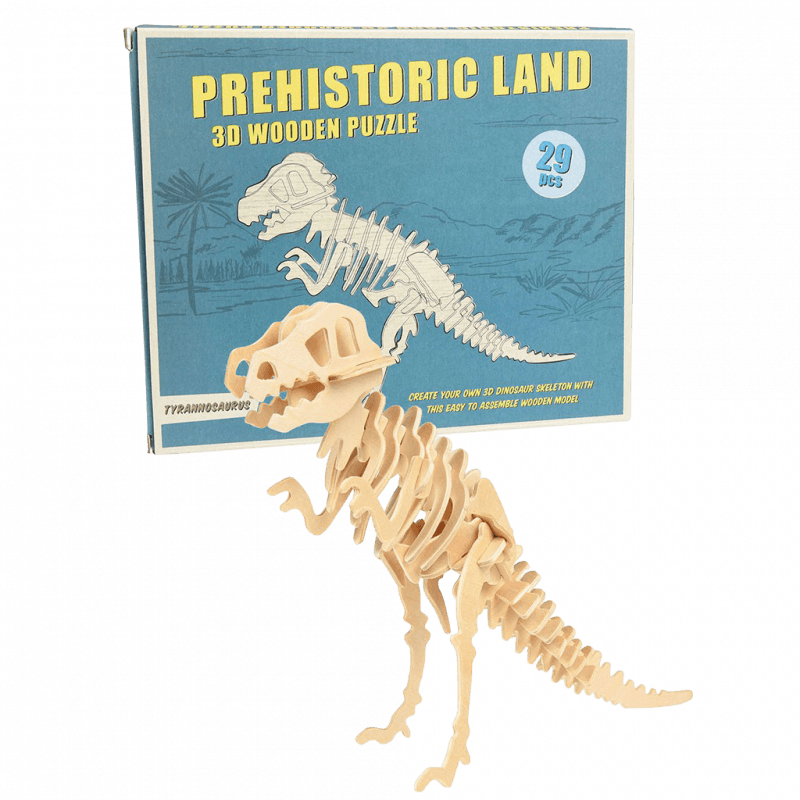 Rex London 3D Wooden Puzzle - Tyrannosaurus