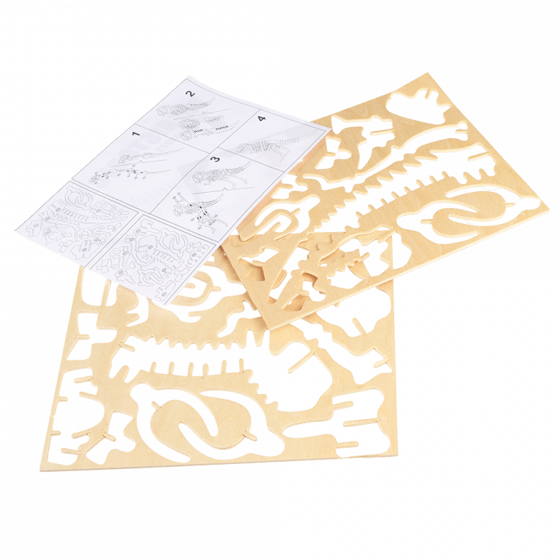 Rex London 3D Wooden Puzzle - Tyrannosaurus