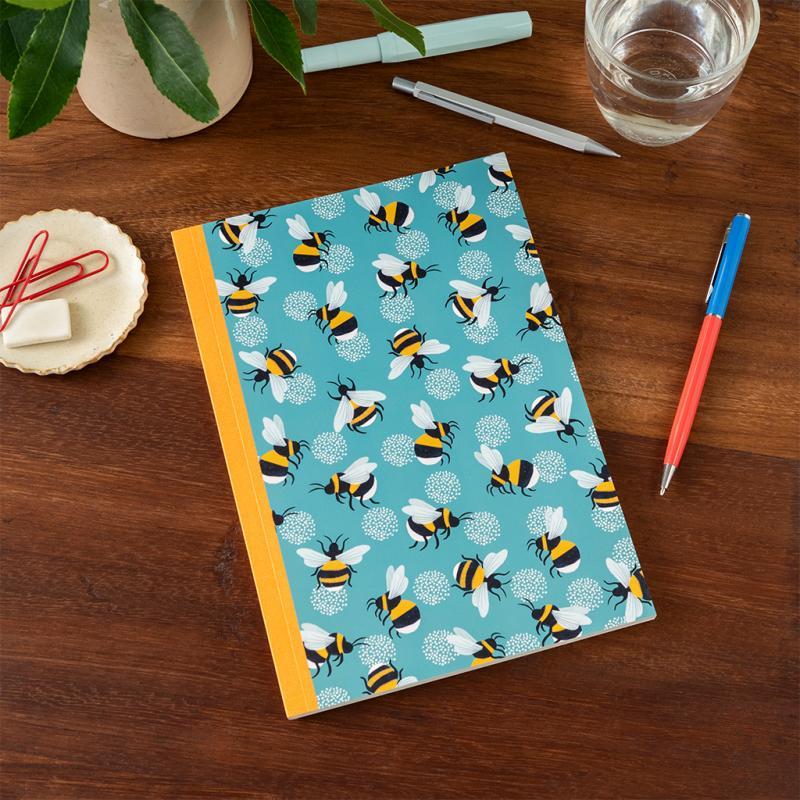 rex london A5 notebook - Bumblebee