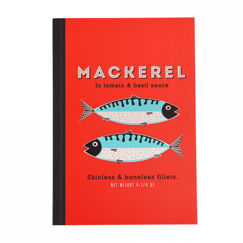 Rex London A5 Notebook - Fish MACKEREL