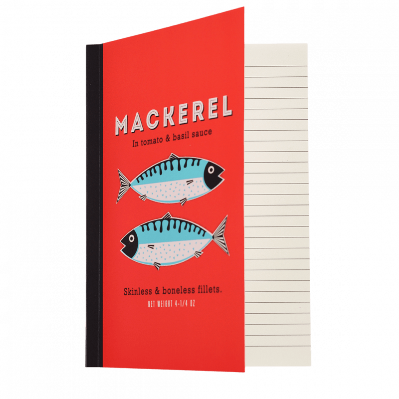 Rex London A5 Notebook - Fish MACKEREL