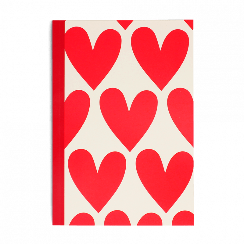 Rex London A5 Notebook - Hearts