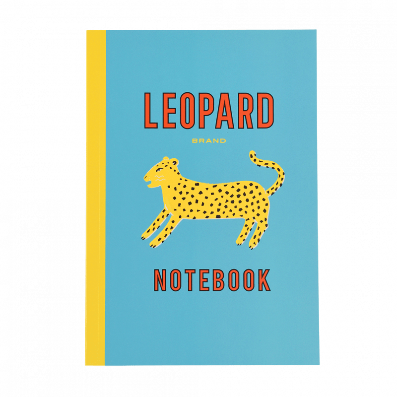 Rex London A5 Notebook - LEOPARD