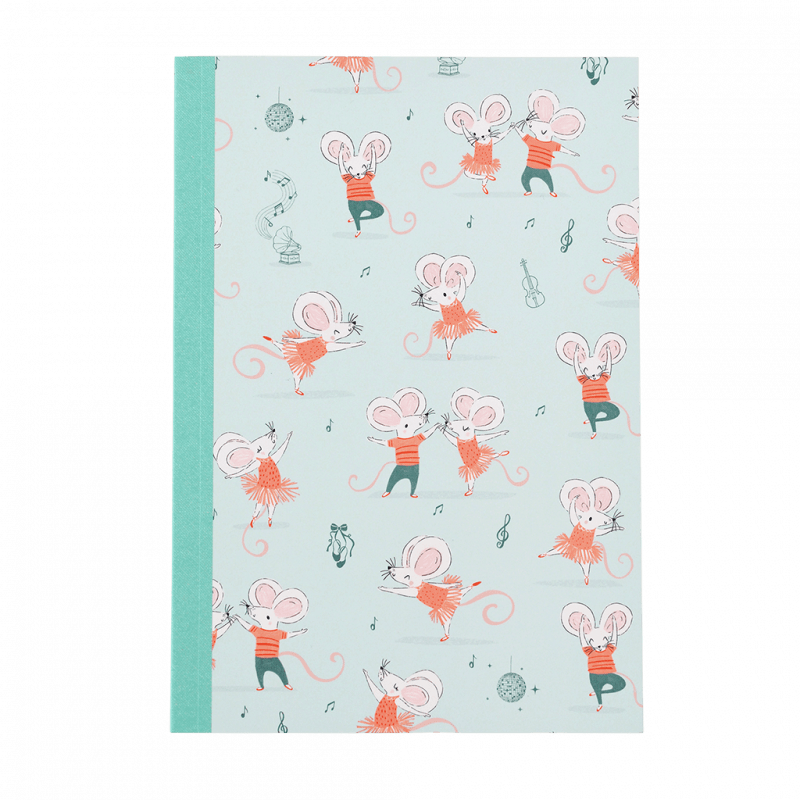 Rex London A5 Notebook - Mouse Ballet