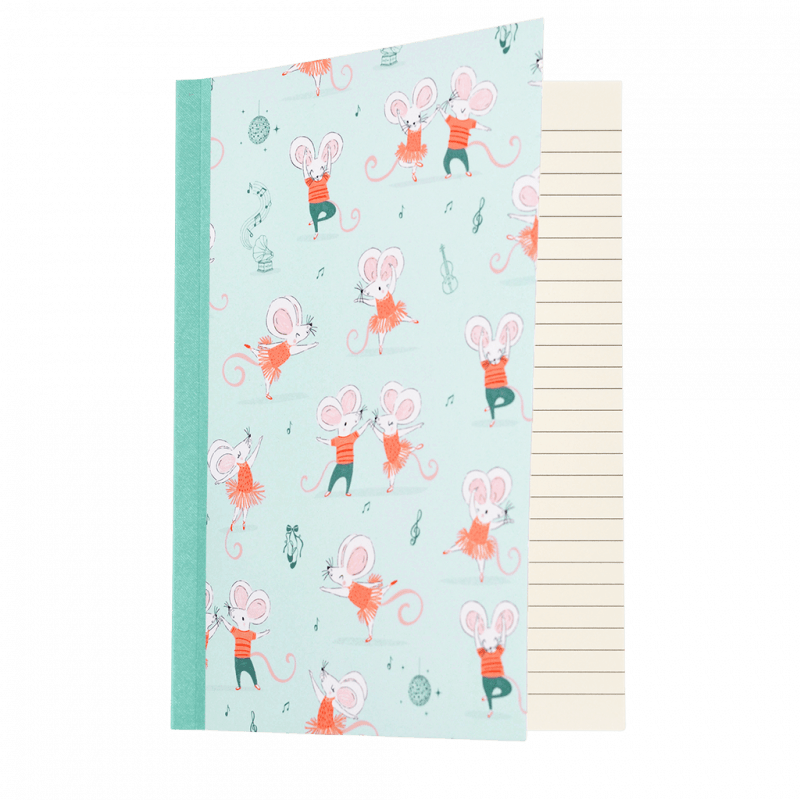 Rex London A5 Notebook - Mouse Ballet