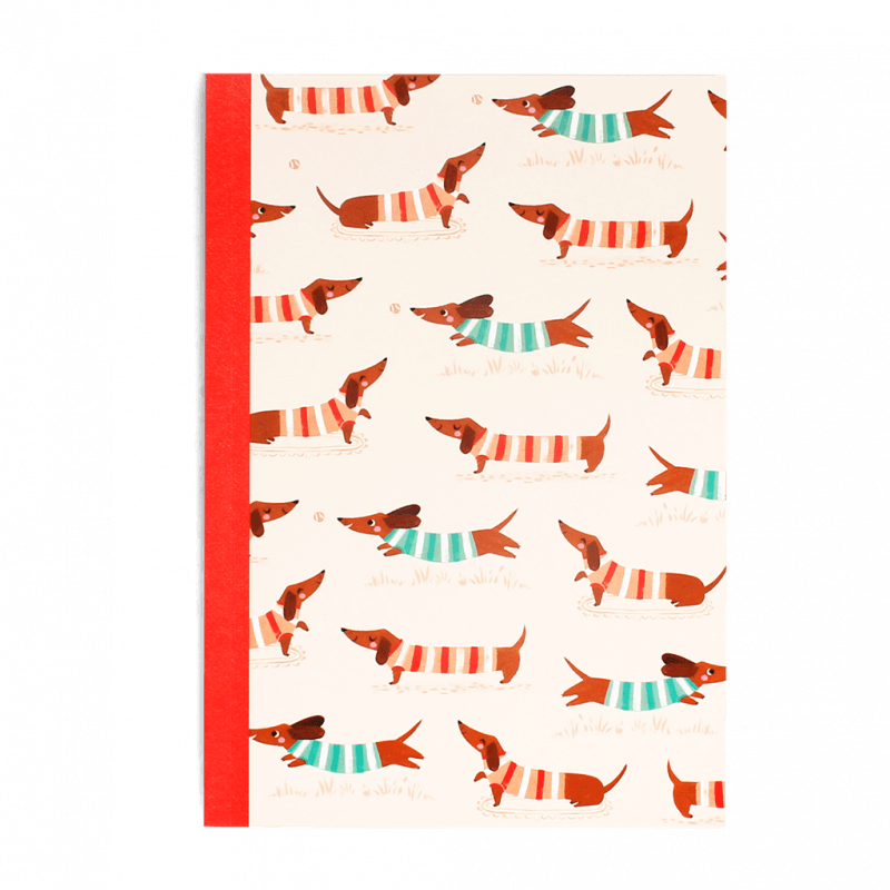Rex London A5 Notebook - Sausage Dog