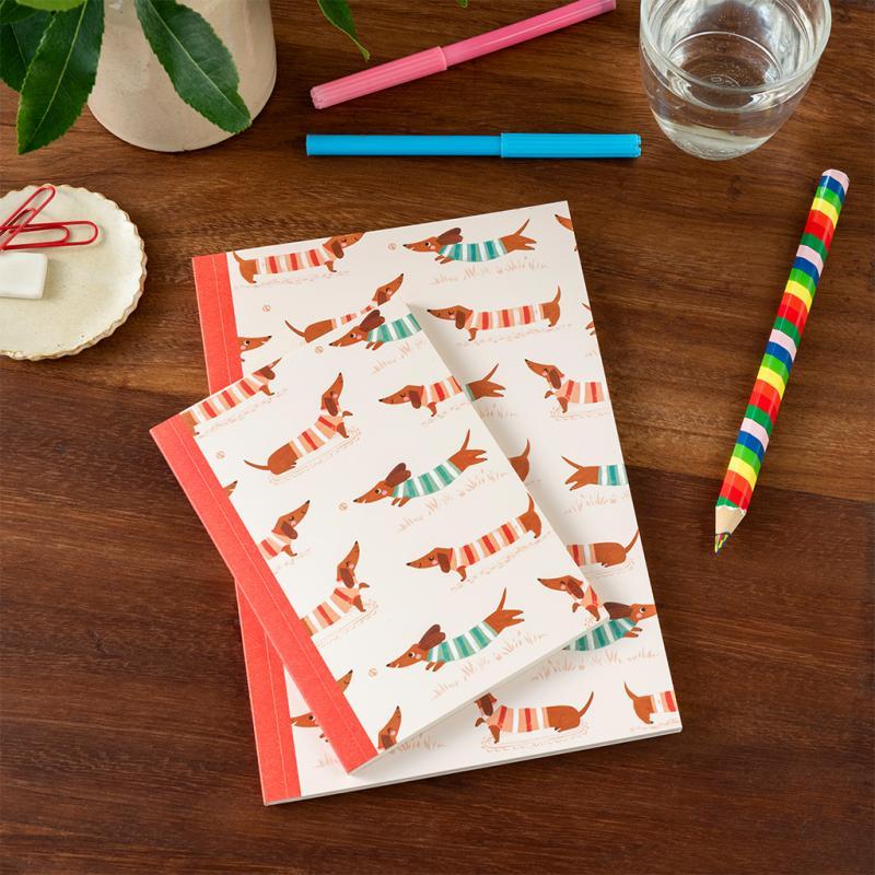 Rex London A5 Notebook - Sausage Dog