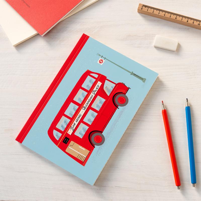 rex london A5 notebook - TfL Routemaster Bus