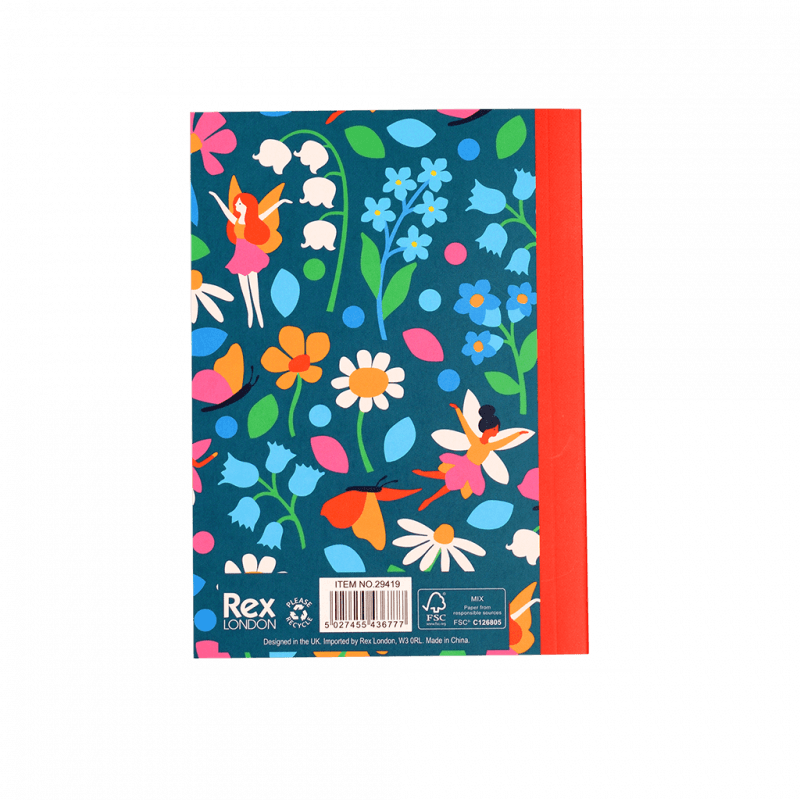 Rex London A6 Notebook - Fairies In The Garden