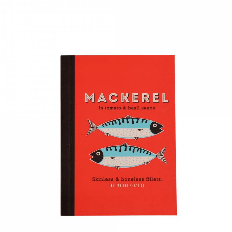Rex London A6 Notebook - Fish MACKEREL