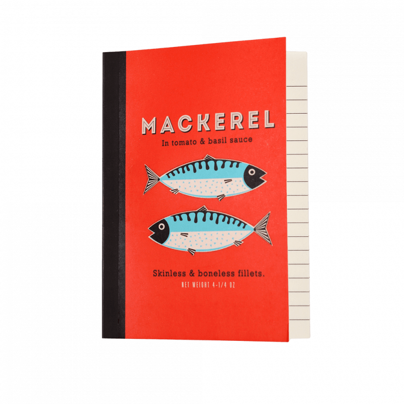 Rex London A6 Notebook - Fish MACKEREL