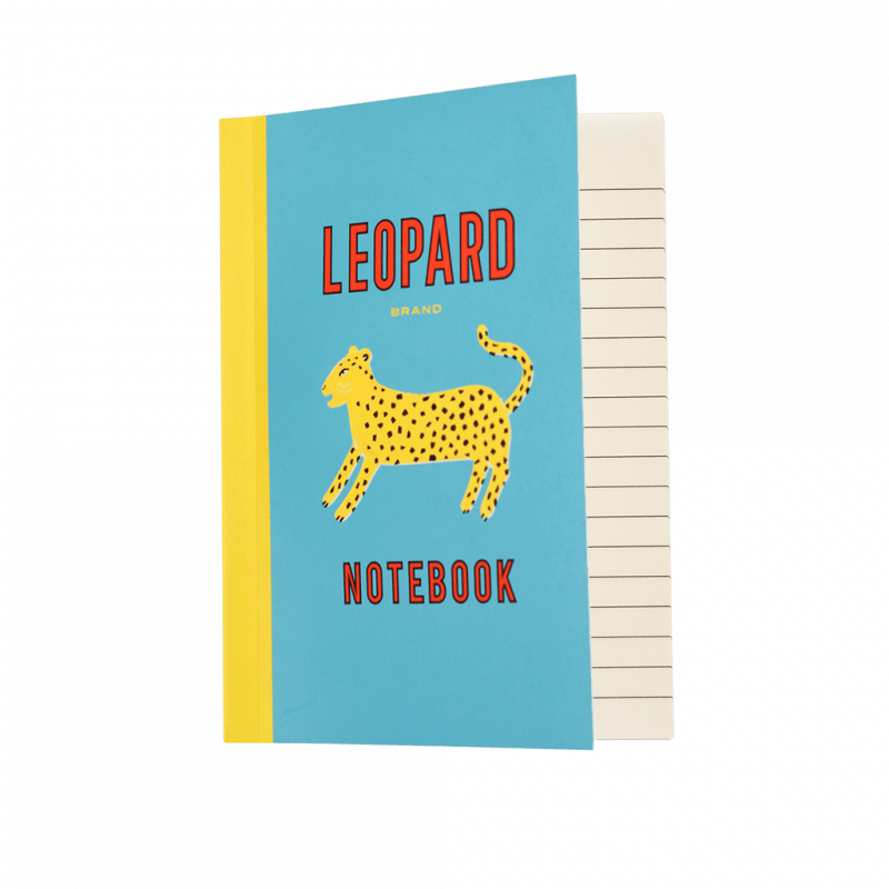Rex London A6 Notebook - LEOPARD