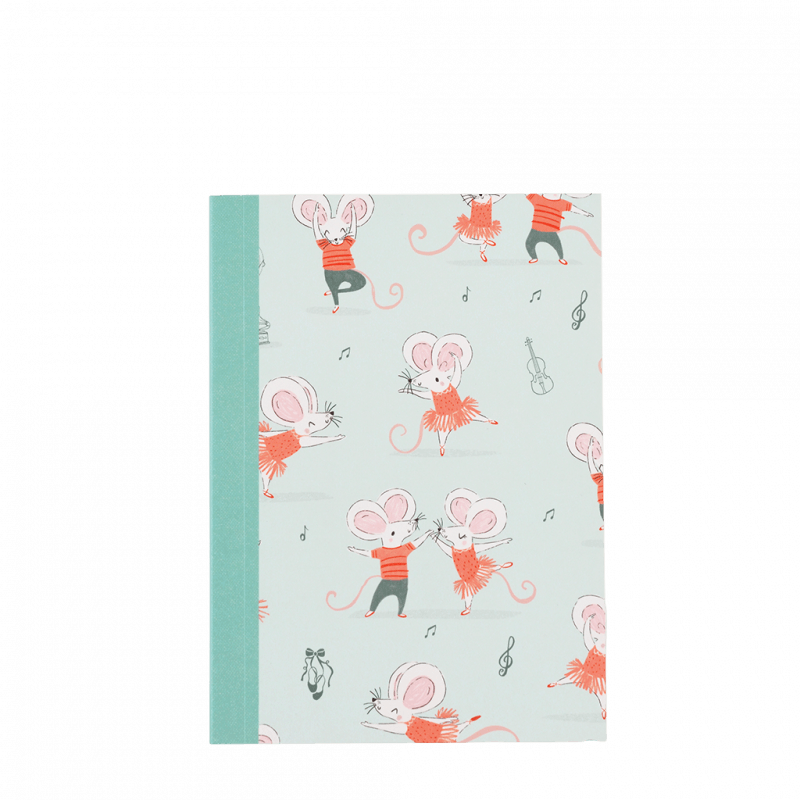 Rex London A6 Notebook - Mouse Ballet