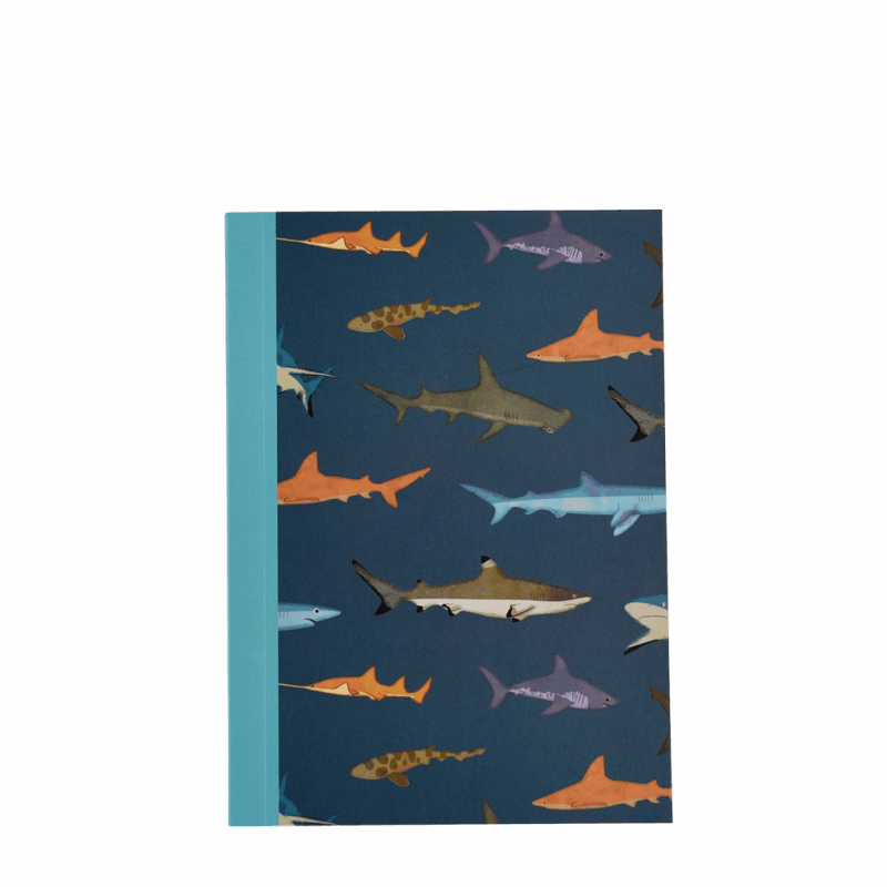 Rex London A6 Notebook - Sharks