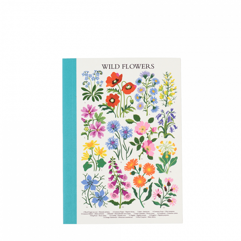 Rex London A6 Notebook - Wild Flowers