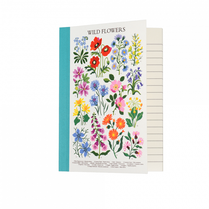 Rex London A6 Notebook - Wild Flowers