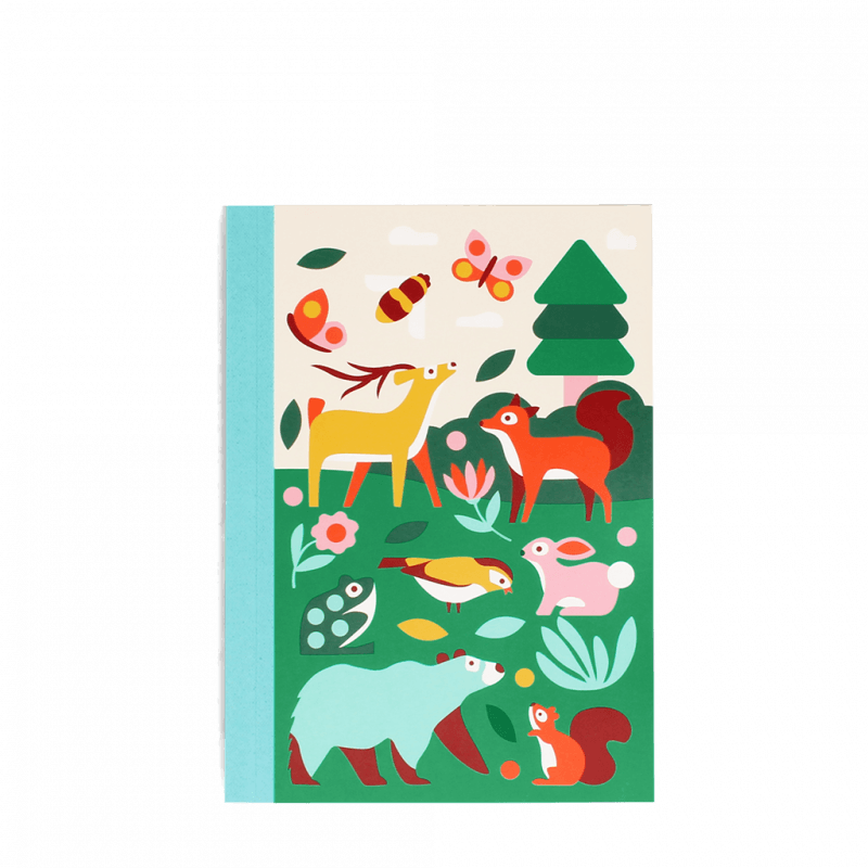 Rex London A6 Notebook - Woodland