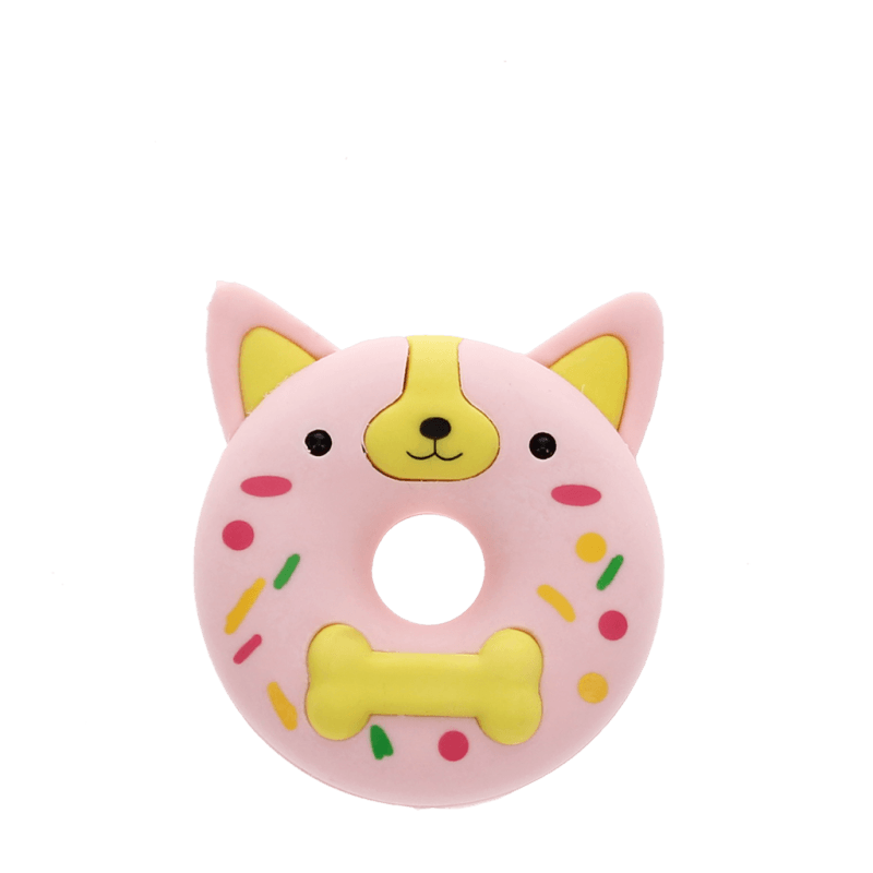 Rex London Adorable Animal Doughnut Eraser - Dog