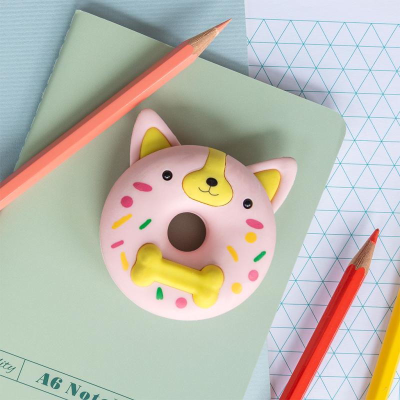 rex london Adorable animal doughnut eraser - Dog
