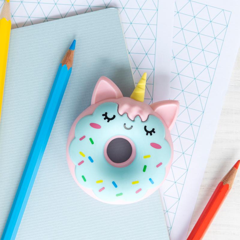 rex london Adorable animal doughnut eraser - Unicorn