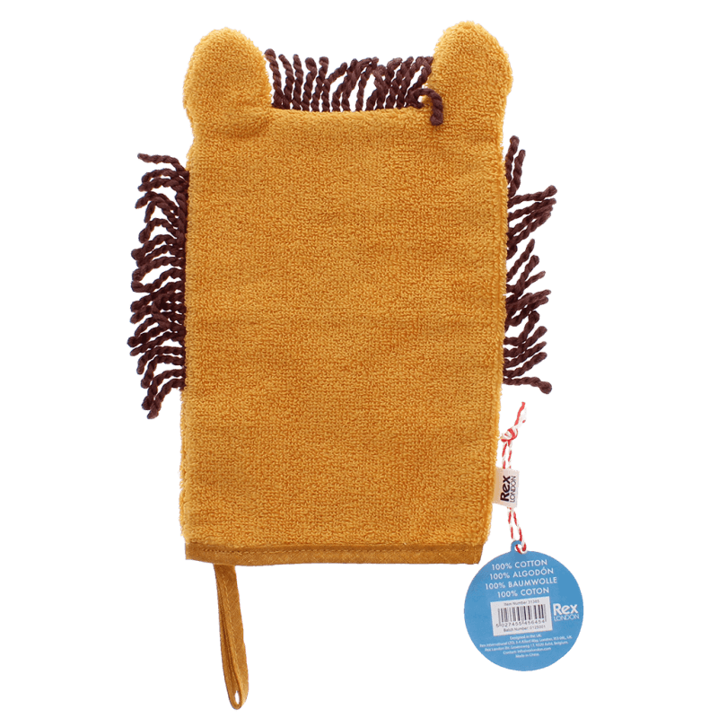 Rex London Baby Bath Mitt - Lion