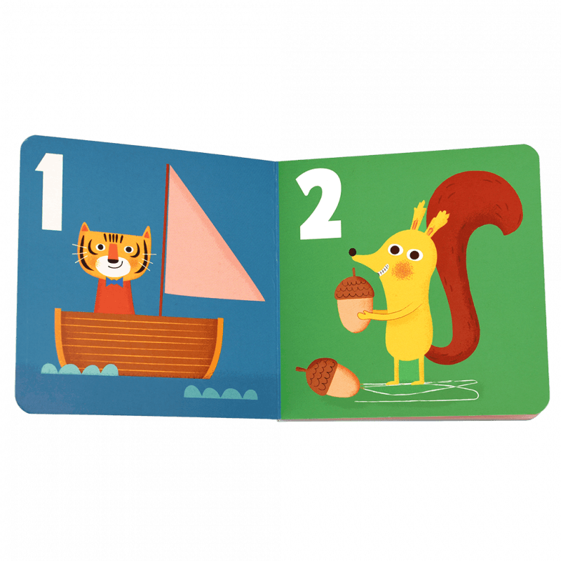 Rex London Baby's First Numbers Book - Animals