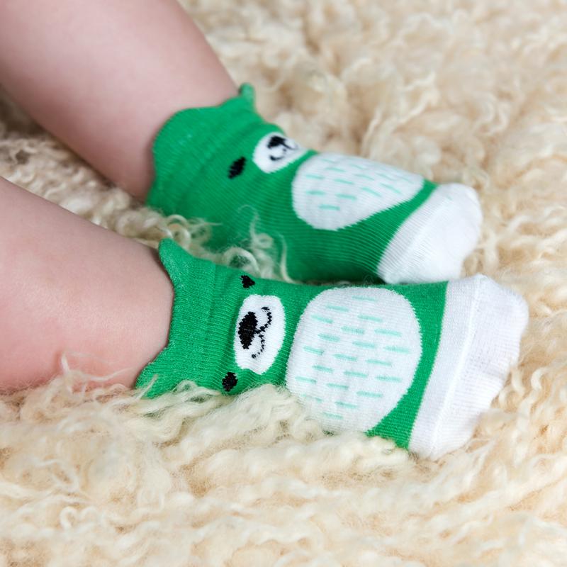 Rex London Baby Socks (4 Pairs) - Bear