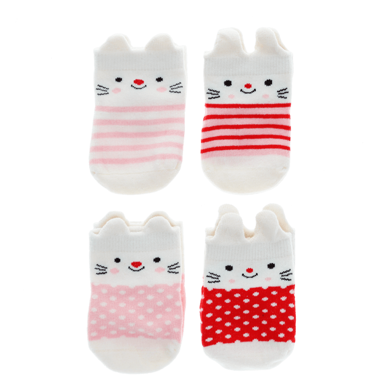 Rex London Baby Socks (4 Pairs) - Lottie And Friends