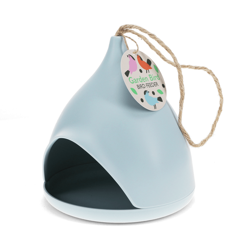 Rex London Bamboo Fibre Bird Feeder - Blue