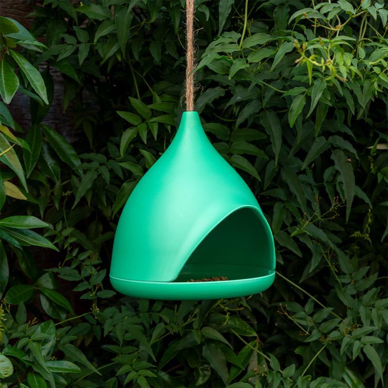 rex london Bamboo fibre bird feeder - Green