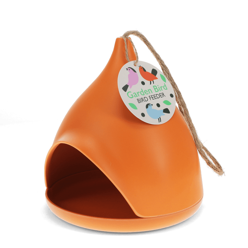 Rex London Bamboo Fibre Bird Feeder - Orange