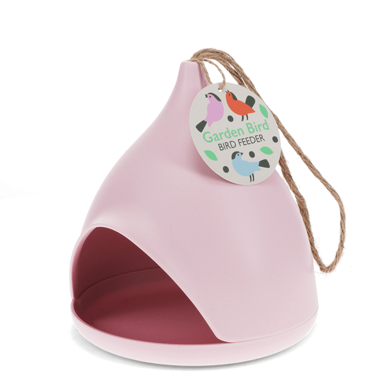 Rex London Bamboo Fibre Bird Feeder - Pink