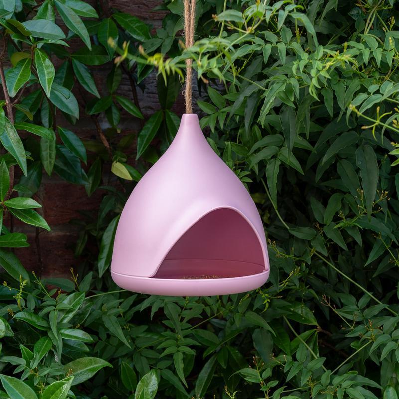 rex london Bamboo fibre bird feeder - Pink