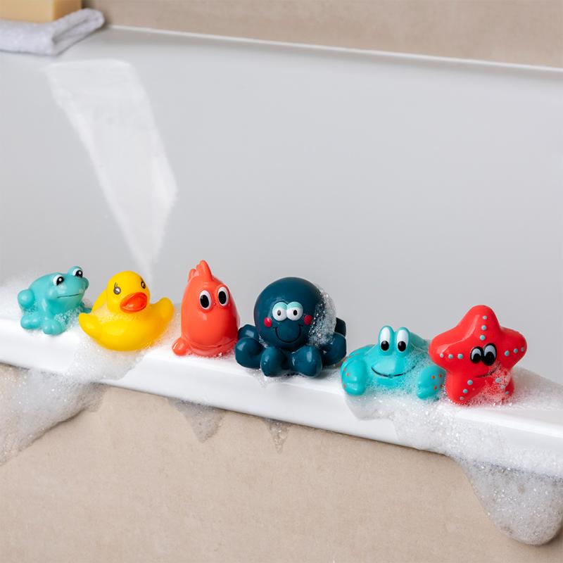 Rex London Bath Toys (set Of 6) - Aquatic Animals