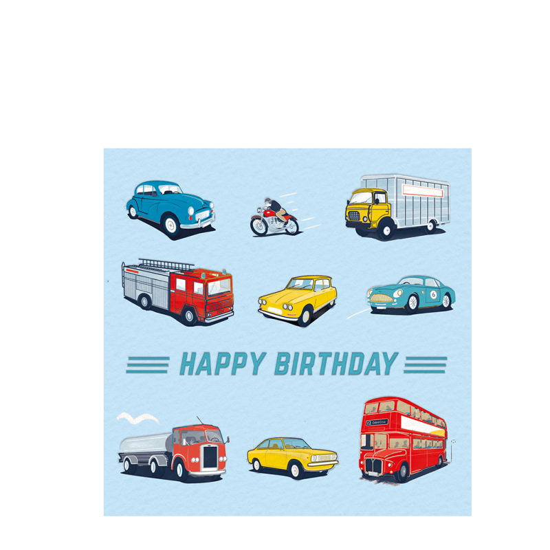 Rex London Birthday Card - Road Trip